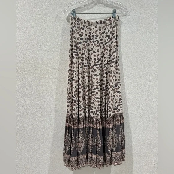 Spell Leopard Print Maxi Skirt - Picture 11 of 16